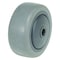 Vestil Conductive Rubber Wheel 3 In. Diameter x 1-1/4 In. Width 225 Lb. Capacity Dark Gray WHL-CR-3X1.25 - alternate 1
